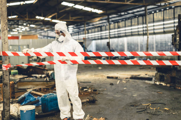 Professional Biohazard technician working in Northfield, OH